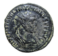 MAXIMIANUS, 286-305. AE ANTONINIANUS , ANTIOCH C. 286-295 AD. HERCULES REV.