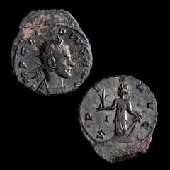 Claudius II Gothicus AR Antoninianus 268-270 AD Siscia Spes Roman Silver Coin