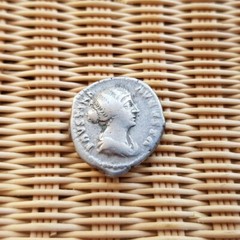 Silver Denarius Faustina II Rome Empire !!!VERY RARE !!!