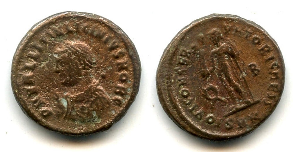 Bronze follis, Licinius II (317-324 AD), Cyzicus, Roman Empire (RIC 11)