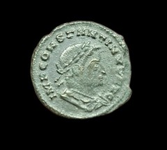 Nummus Or Follis By Constantin, Sol Invicto