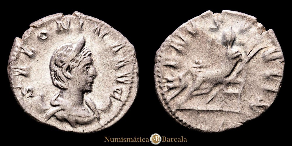 Salonina Antoniniano (3,24g) 257-258 d.C. Roma RIC-V.17 MBC+