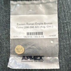 APMEX Eastern Roman Empire Bronze Coin, Ancient Roman Imperial 286-305 AD