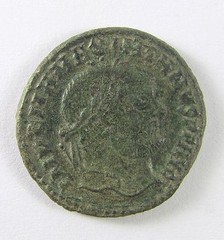 +286-305 AD MAXIMIANUS Bronze AE Follis; UNTOUCHED GREEN PATINA – 25mm; 7.8 g