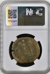 Large Emperor Marcus Aurelius Sestertius 161-180AD NGC Genuine Roman Coin