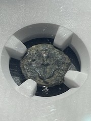 JUDAEA Herod I 40 – 4 BC AE PRUTAH, Biblical Widow Mite Double cornucopia/anchor