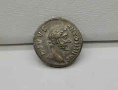 ROMAN EMPIRE DENARIUS DIVUS ANTONINUS PIUS RIC 441 161 AD #KTM10749