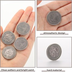 5 Stunning Memento Mori Coins with Skull and Tree Design – Thoughtful Gifts