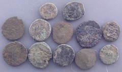 Lot of 10 plus Uncleaned Ancient Coins – Free Shipping – pypywyr