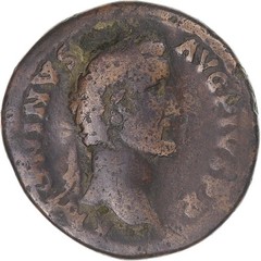 [#1174589] Antoninus Pius, Sestertius, 140-144, Rome, Extremely rare, Bronze, F