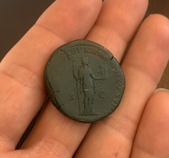 SCARCE EMPEROR COMMODUS Ancient Roman Coin Sestertius 187AD NOBILITAS RIC501-20g