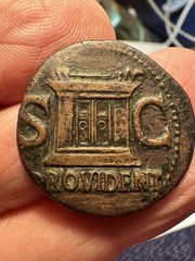 TIBERIUS for AUGUSTUS. 14-37 AD. Dupondius, Roman Empire