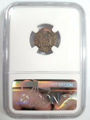 Constantius II Roman Empire BI Nummus AE3/4 NGC AU Ancient Epfig Hoard Pedigree