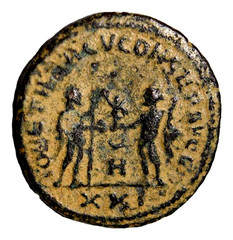Diocletian Antoninianus Antioch AD 285. Genuine Ancient Roman Coin COA