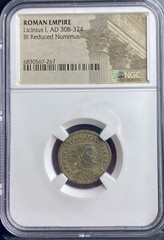 NGC Certified Ancient Roman Coin Emperor Licinius I 308-324 AD Nummus Genuine
