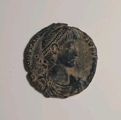 Roman Imperial – Constantius II (337-361 AD) AE Follis (19mm) Fallen Horseman