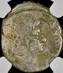 Emperor Nero Alexandria Egypt Graded Roman Tetradrachm 54-68AD NGC Graded Apollo