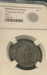 Galerius as Caesar Treveri 296-297 AD AE1