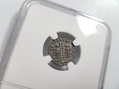 Constantine II Roman Empire BI Nummus AE3/4 NGC MS Ancient Epfig Hoard Pedigree
