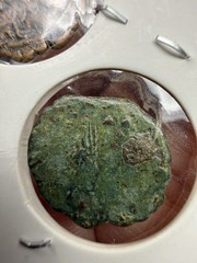 Lot of 3 Ancient Roman Byzantine Bronze Coins Unidentified Authentic As Found