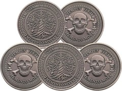 5 Stunning Memento Mori Coins with Skull and Tree Design – Thoughtful Gifts