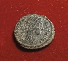 Divus Constantine I. The Great, Died 337 AD. AE Follis, Hand of God Nicomedia