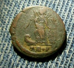 CONSTANTINOPLE CITY COMMEMORATIVE ANCIENT ROMAN COIN, 330-333 AD. ESTATE # 320