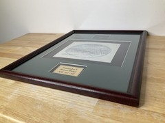 Constantine the Great Ancient Bronze Coin Framed w/ COA – 19.5” x 15.5”