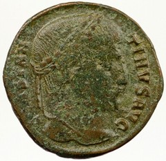 CONSTANTINE I the GREAT Authentic Ancient MILITARY CAMP GATE Roman Coin i121503