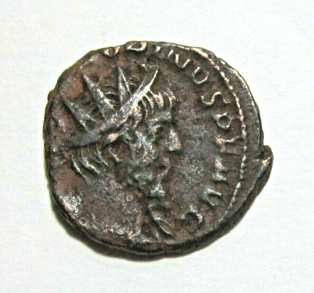 GALLIC EMPERORS. VICTORINUS, 268-270 AD. AE ANTONINIANUS, PAX REVERSE. COLOGNE.