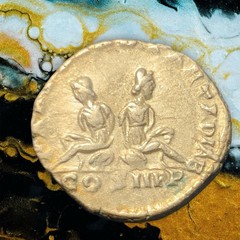 ⚠️ Rome Denarius Septimius Severus 193-211 AD, Rare Seaby 363 variety! XF ⚠️