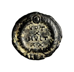 RARE Julian II, 360-363 Follis (Bronze, 17 mm, 3.26 g, 6 h), Alexandria VOT Coin