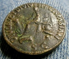 Excellent Titus AE Sestertius Ancient Roman Bronze Coin 79-81 AD, 34 mm # 206
