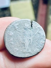 Diocletian AE Antoninianus Lyon AD 286-294, PAX,ODD, ISSUED UNDER CARAUSIUS? G+