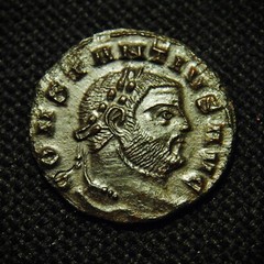 1/4 Follis Constantius Augustus Rv GENIO POPVLI ROMANI 1.91 g 18mm Siscia AD 306