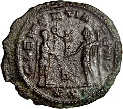 Probus Silvered Antoninianus – Antioch Mint – Jupiter & Emperor – 21mm – RIC 921