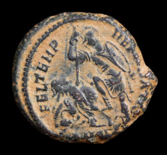 JULIAN II Ancient Roman Coin CAESAR 355-360 AD. Æ 15 mm. 3,50 gramm. # 1052