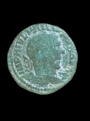Roman Empire Dupondius Philip The Arab 248 AD Moesia Bull Lion Coin