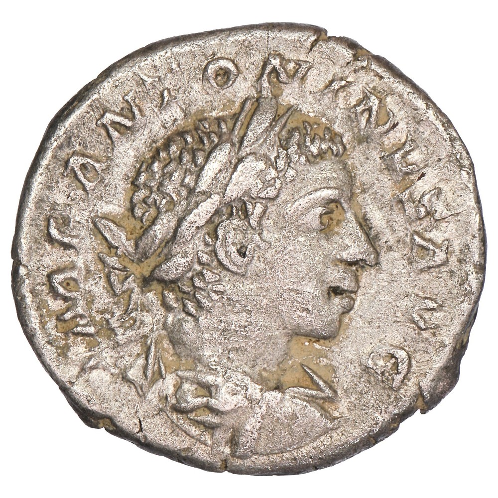 Roman Coin ÉLAGABAL Denier Reverse FIDES MILITVM Silver – 219 AD RIC.73