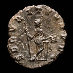*Lucernae* Gallienus, sole reign Antoninianus SECVRIT PERPET (415) Rome 266 AD
