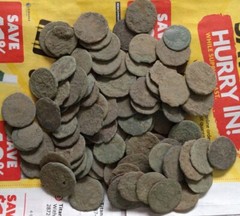 UNCLEANED ROMAN COINS FOR SALE, PRICE PER COIN BUYING !