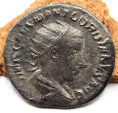 Roman Imperial | Gordian III | AR Antoninianus | 240 AD | Rome | CONCORDIA AVG