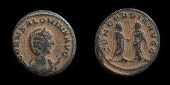 Antoninianus Coin Salonina Roman Imperial 266 AD Billon Uncleaned Rare