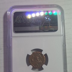 Western Roman Empire Valentinian I AE3 (Nummus) Bronze AD 364-375 NGC Ancients
