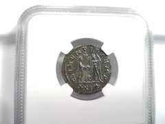 Probus Roman Empire NGC AU Ancient Aurelianianus Men Staff Sphere Clementiate