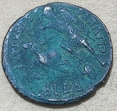 ROMAN EMPIRE / NUMMUS COIN (CA 351-355 AD / EMPEROR CONSTANTIUS II / ALEXANDRIA)