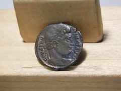 Roman Imperial Constantine I, AE 3, Sarmatia Devicta rev.