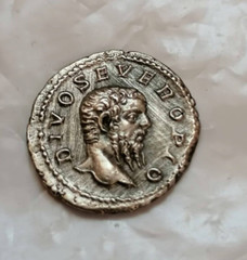 Roman Silver Denarius Divius Septimus Severus AD 193-211