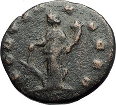 QUINTILLUS Authentic Ancient 270AD Genuine Original Roman Coin FORTUNA i71182