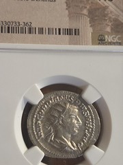 Gordian The 3rd Ar Double Denarius Silver. AU HIGH GRADE ANCIENT ROMAN…